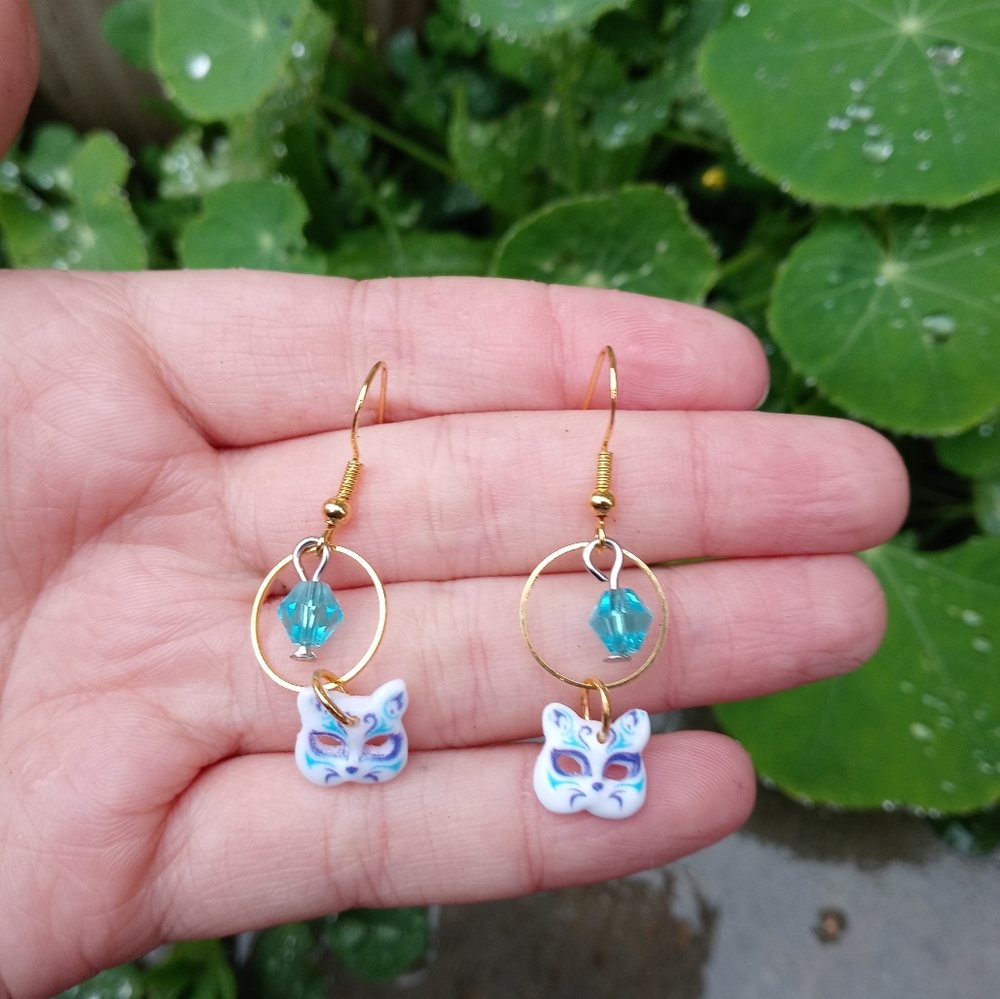 Mask earrings
